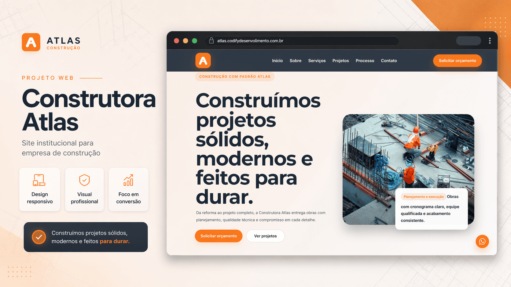 Prévia do projeto Construtora Atlas